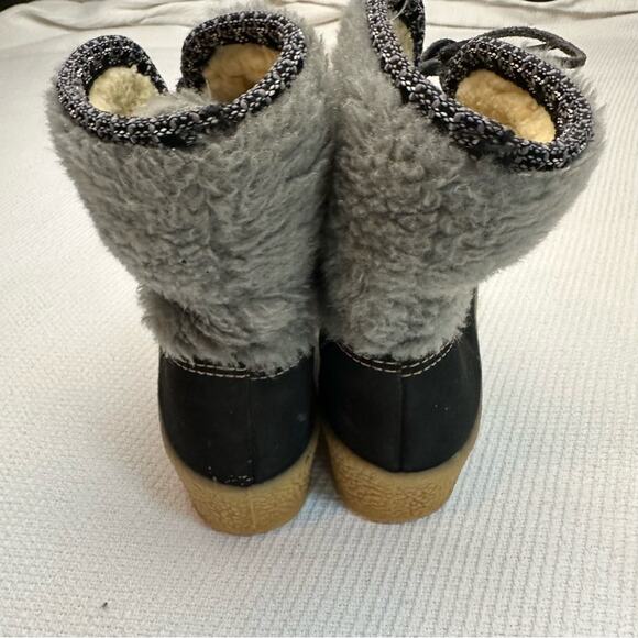 Vintage Snowland Boots Sherpa Boho Platform Scandinavian 7 - Picture 5 of 12